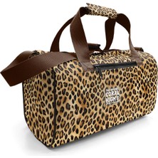 Coral High Kahverengi Leopar Desenli Spor Çanta 27533