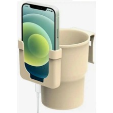 Ede Araç Içi Bardak ve Telefon Tutucu Siyah