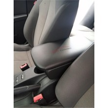 Seat Leon Mk2 2005-2012 Deri Kol Dayama Kolçak Siyah Özel Üretim