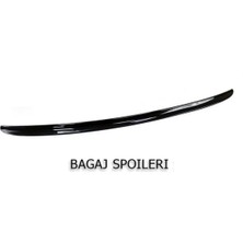 Ede Parlak Siyah Arka Bagaj Spoiler 115 cm Tüm Araçlar için Esnek Yapıda Kaliteli Malzeme