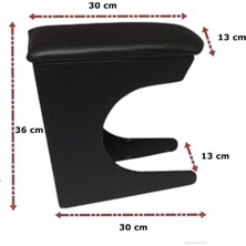 Fiat Palio 2008 Geniş Hacimli Delmesiz Mdf Ayaklı Kolçak Kol Dayama 13 cm