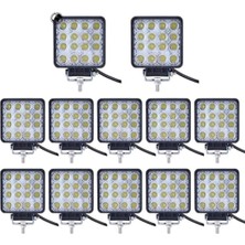 Ede 12 16 Ledli Off Road Sis Farı Çalışma Lambası 12 Volt / 24 V Suya Dayanıklı Malzeme ile Dayanıklı Tasarım