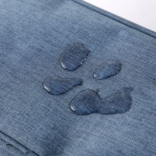 20-35L Erkek Tuvalet Çantası Polyester Seyahat Yüz Losyonu Organizatör Şampuan Saklama Çantası Çanta-Siyah (Yurt Dışından)