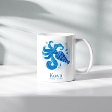 Kişiye Özel Kova Burcu Baskılı Kupa (1 adet)