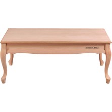 Mobilya Baba Çamoluk Lükens Sehpa Cilasız Ham Ahşap