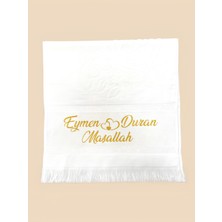 Sahra Çeyiz Nakış Kişiye Özel Isim Işlemeli Kadife Etamin Havlu