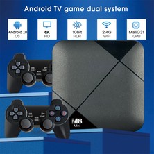 M8 Mini 4K Ultra Hd Android Tv 9.0 + Retro Oyun Konsolu
