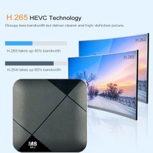 M8 Mini 4K Ultra Hd Android Tv 9.0 + Retro Oyun Konsolu