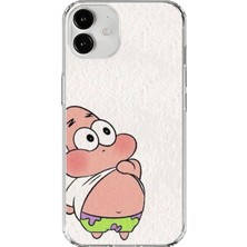 Dali Design Apple iPhone 12 Uyumlu Şeffaf Kılıf Patrick Mini Tasarımlı