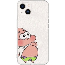 Dali Design Apple iPhone 15 Uyumlu Şeffaf Kılıf Patrick Mini Tasarımlı