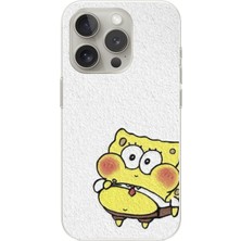Dali Design Apple iPhone 12 Pro Uyumlu Şeffaf Kılıf Sünger Bob Mini Tasarımlı
