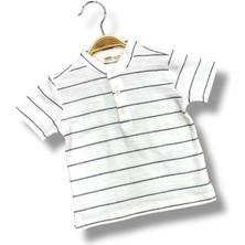 Çikoby Çizgili Erkek Bebek Tshirt CE50100