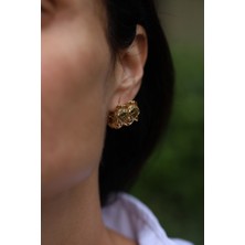 14 Ayar Altın Kaplan Küpe