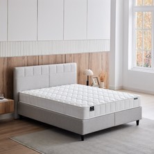 Yataş Supreme Star Modern Tasarımlı Yatak, Baza, Başlık 150 x 200 cm Metal Malzeme 3'lü Set