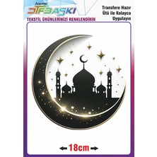 F17 Ajans Ramazan ve Islam Ütü ile Yapışan Tekstil Transfer Baskı