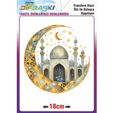 F17 Ajans Ramazan ve Islam Ütü ile Yapışan Tekstil Transfer Baskı