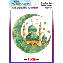 F17 Ajans Ramazan ve Islam Ütü ile Yapışan Tekstil Transfer Baskı