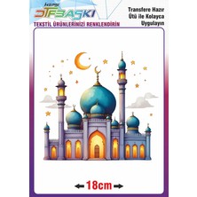 F17 Ajans Ramazan ve Islam Ütü ile Yapışan Tekstil Transfer Baskı