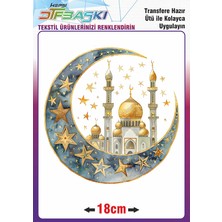 F17 Ajans Ramazan ve Islam Ütü ile Yapışan Tekstil Transfer Baskı