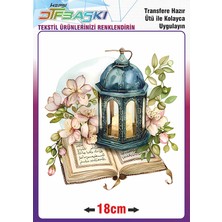 F17 Ajans Ramazan ve Islam Ütü ile Yapışan Tekstil Transfer Baskı