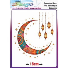 F17 Ajans Ay ve Fener Ütü ile Yapışan Tekstil Transfer Baskı