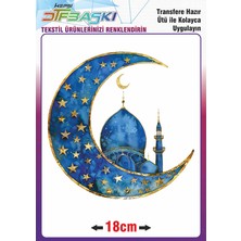 F17 Ajans Ramazan ve Islam Ütü ile Yapışan Tekstil Transfer Baskı