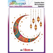 F17 Ajans Ay ve Fener Ütü ile Yapışan Tekstil Transfer Baskı