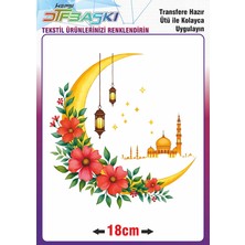 F17 Ajans Ramazan ve Islam Ütü ile Yapışan Tekstil Transfer Baskı