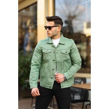 Pobudo Mint Renk Kot Ceket