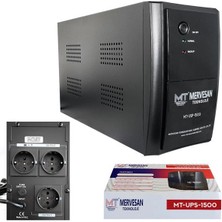 Ups Kesintisiz Güç Kaynağı Line Interaktif 900W Mervesan MT-UPS-1500