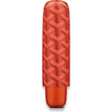 Cigarloong Maison Desenli Deri Puro Kılıfı Tekli Turuncu 60RING