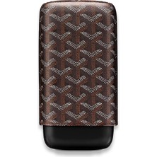 Cigarloong Maison Desenli Deri Puro Kılıfı 3'lü Siyah/kahve 60RING