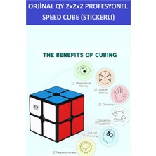 Qy 2x2 Profesyonel Speed Cube  -Rubık 2x2 Zeka Sabır Küpü-