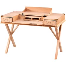 Mobilya Baba Sultanhanı Antik Çalışma Masası Cilasız Ham Ahşap