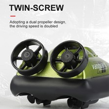 777-580 Mini Rc Hovercraft Elektrikli Sürat Teknesi Çocuk Oyuncak 2.4g Su Geçirmez Rc Tekne - Yeşil (Yurt Dışından)