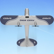 Ty9 Sabit Kanatlı Rc Uçak 2.4g Uçak Epp Köpük Uçak LED Işık ile Düşmeye Dayanıklı Planör Açık Oyuncak (Tek Pil Versiyonu) (Yurt Dışından)