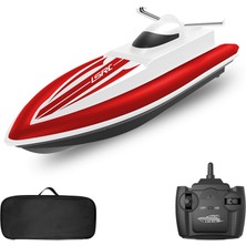 Mom Chooses Baby Favorite Lsrc 2.4ghz Rc Tekne Uzaktan Kumanda Yarış Teknesi Göl Havuz Deniz Için Su Geçirmez Oyuncak - Kırmızı/1 Pil (Yurt Dışından)
