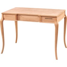 Mobilya Baba Bornova Çalışma Masası Cilasız Ham Ahşap