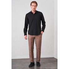 Erkek 1-Bej Yan Cep Comfort Fit Ceylan Pantalon