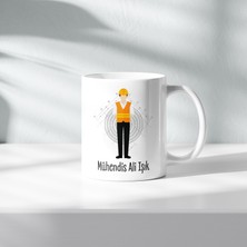 Kişiye Özel Isimli Mühendis Baskılı Kupa