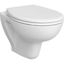Vitra S20 Round Smoothflush Asma Klozet + Vitra Yavaş Kapanır Kapak