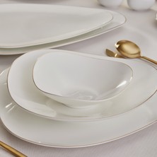 Karaca Red Carpet Collection Fine Pearl Tristan 62 Parça 12 Kişilik Yemek Takımı Gold