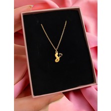 Sirius Jewelry Shop Minimal Kalpli Harf Kolye| 925 Ayar Gümüş