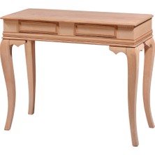 Mobilya Baba Pamukkale 120 Lik Rustik Dresuar Cilasız Ham Ahşap