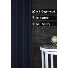 Markahil Blackout Işık Geçirmez Fon Perde Pilesiz Ekstraforlu Karartma Güneşlik