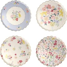 Meri Meri - English Garden Tabak - L - 8'li