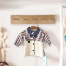 Baby Glow 0-3 Ay Erkek Çizgi Detaylı 5li Set Bebek Giyim