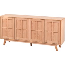 Mobilya Baba Payas Konsol Cilasız Ham Ahşap