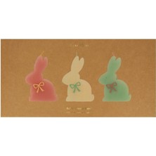 Meri Meri - Tavşan Mumlar (3'lü)