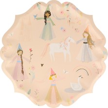 Meri Meri - Princess Plates - Prenses Tabak - L
